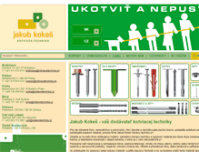 Tablet Screenshot of kotviacatechnika.sk
